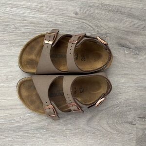Kids Brown Birkenstock Sandals